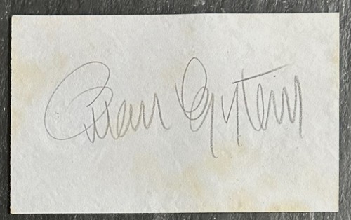 Brian epstein autograph - brian,