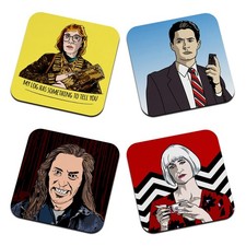 Twin Peaks Coasters - Set of