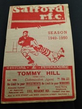 VINTAGE RUGBY LEAGUE PROGRAMME