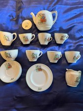 Rare Biltons Vintage Art Deco Childrens Tea Set Nursery Rhymes 1920s 30s