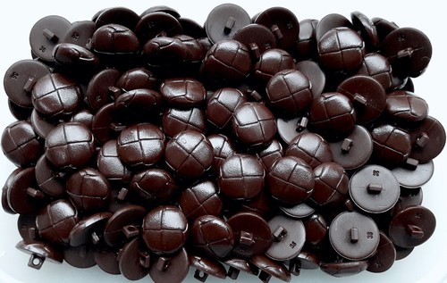Buttons 23mm 36l - 36l, chocolate