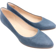 Clarks Women's Blue Wide Fit Court Shoes UK 5.5E NEW
