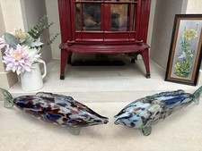 Pair large murano glass - pair, of