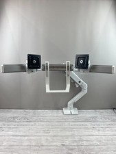 Ergotron HX Desk Dual Monitor Arm - White