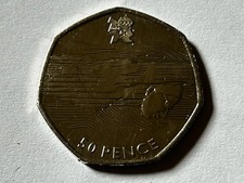 Genuine OLYMPIC 2012 London 50p Coin SWIMMING Minted 2011 MINT CONDITION