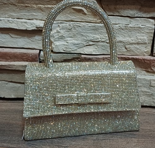 Womens ladies gold diamante - ladies,