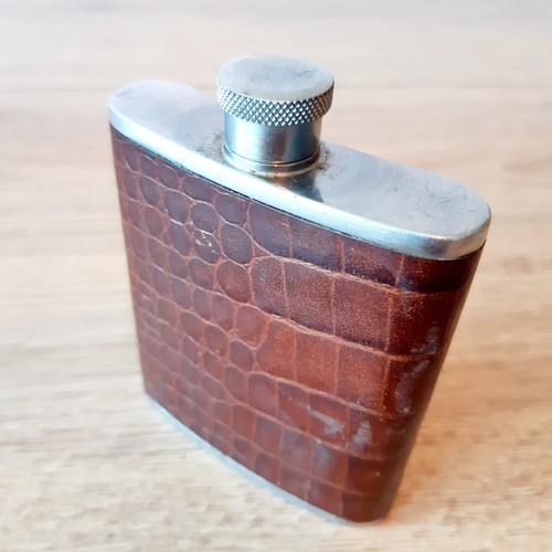 Vintage 2oz hip flask real - vintage,