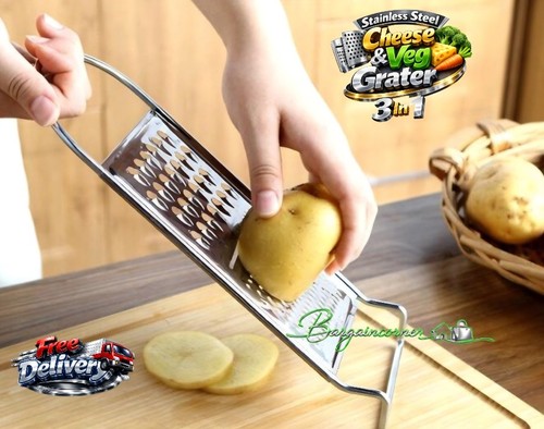 Kitchen grater stainless solid - stainless,