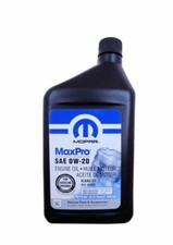 Mopar Engine Oil SAE 0W20
