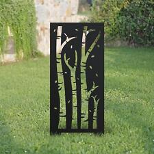 Black Steel Birch Tree Garden