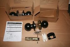 PROBRICO MATTE BLACK DOOR KNOBS, BLACK INTERNAL DOOR KNOB 2 SET x2