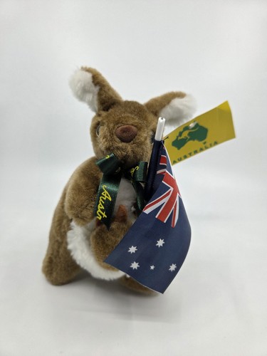 Kangaroo with baby soft toy - with,
