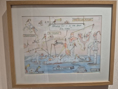 Charles bronson original art - charles,