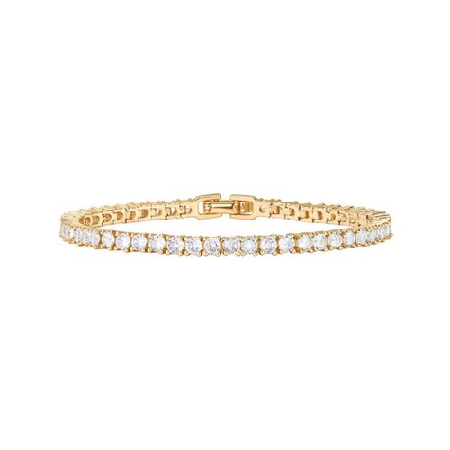 Gold tennis bracelet for - gold,