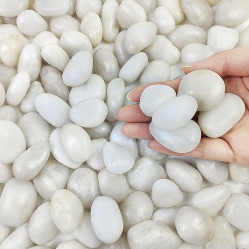 Lbs polished white - 2, pebbles