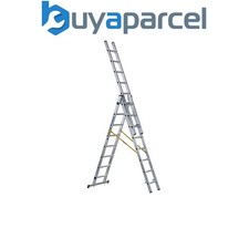 Zarges 44838 D-Rung Combination Ladder 3-Part 3 x 8 Rungs ZAR44838