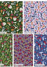 Cotton fabric Nightfall Forest