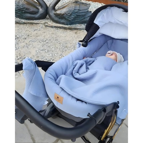 Piece muslin pram set - piece,