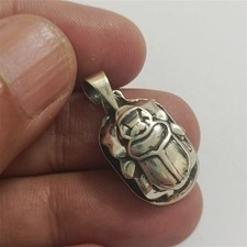 925 silver scarab pendant