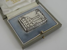 VICTORIAN SOLID SILVER CASTLE