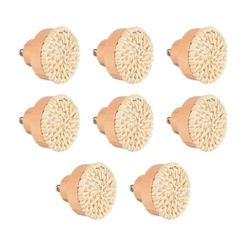 8pcs boho rattan dresser knobs - boho,