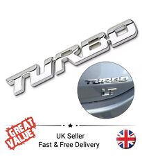 Metal Turbo Badge Emblem Car