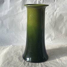 Super Green glaze  Bretby Pottery Vase 1938E - H-18.5cms 