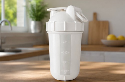 Protein shaker bottle 400ml - shaker,
