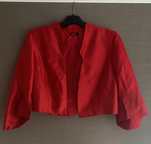 Roman red pleated - roman,