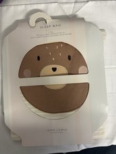 John Lewis Sleep Bag 1tog Age 6/12 Months. Very Slight Tear On Packet See Pics