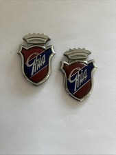 Ford Metal Ghia Badges Emblems