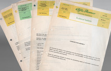 Alfa Romeo Direction Service Information Sheets & Technical Bulletin 1979