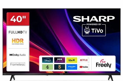 Sharp 40in full 1080p hdr - 40in,