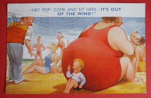 1960 bamforth comic seaside - 1960,