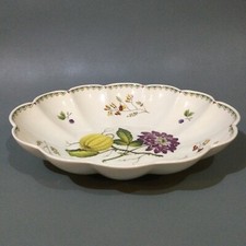 Spode   “ Victoria “ Pumpkin & Dahlia Oval Display Bowl