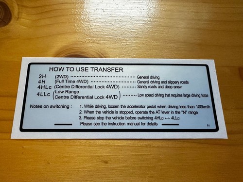 Mitsubishi pajero transfer - mitsubishi,