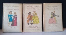 3 English Costume HB books