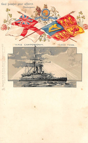 Postcard ships hms - ,