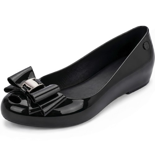 Women black jelly stylish - black,