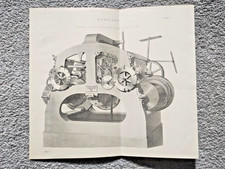 Turret Clock by Cooke & Sons, York - Antique Print - 1875