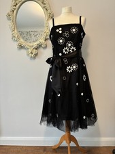 Black Floral 50s Style Party