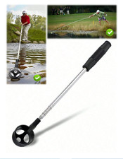 1pc Portable Stainless Steel Golf Ball Retriever - Durable And Adjustable