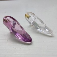 2 x Vintage Miniature Glass