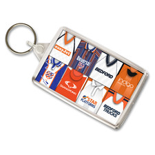 Luton Town Retro Shirt Montage Keyring Key Chain Classic Kits Great Gift