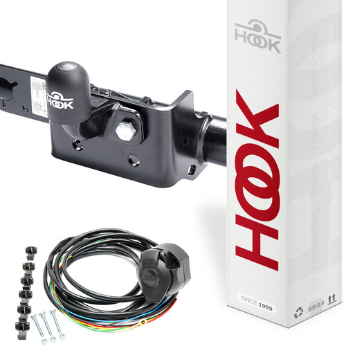 Complete fixed towbar for