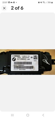 Bmw series f20 0285011730 - series,