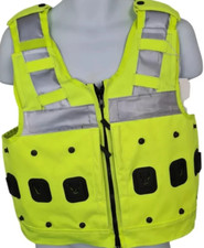 Cooneen Ballistic Armour Cover Vest Hi Viz KlickFast Security Hi Vis Police Male