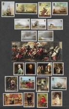 PAINTINGS  & ART ON JERSEY 6 SETS MNH SPECIAL COLLECTION