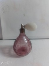Vintage Glass Perfume Atomiser Bottle hand made with original puffer 