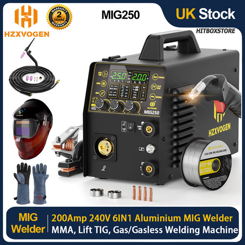 200amp 6in1 gas gasless mig - 6in1,